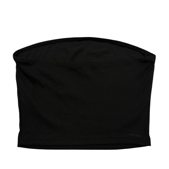 Shein Ribbed Cropped Tube Top - Picture 2 of 3